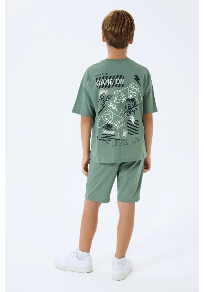 RolyPoly 3758-G Erkek Garson Bermuda Takım