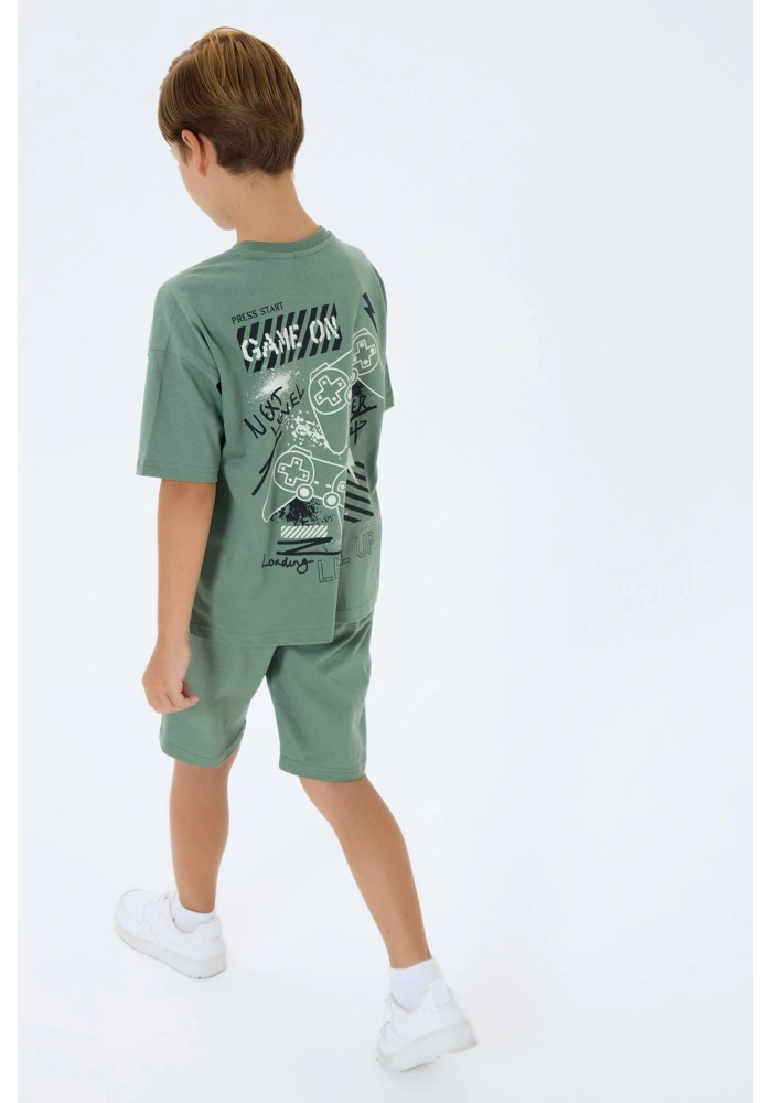 RolyPoly 3758-G Erkek Garson Bermuda Takım