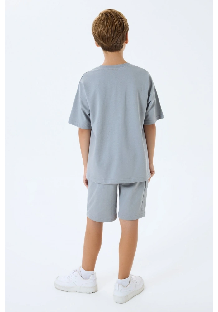 RolyPoly 3765-G Erkek Garson Kargo Bermuda Takım