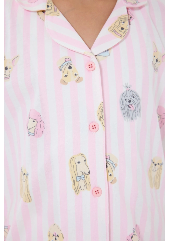 RolyPoly 3809-2 Kız Çocuk Kısa Kol Pijama Takımı