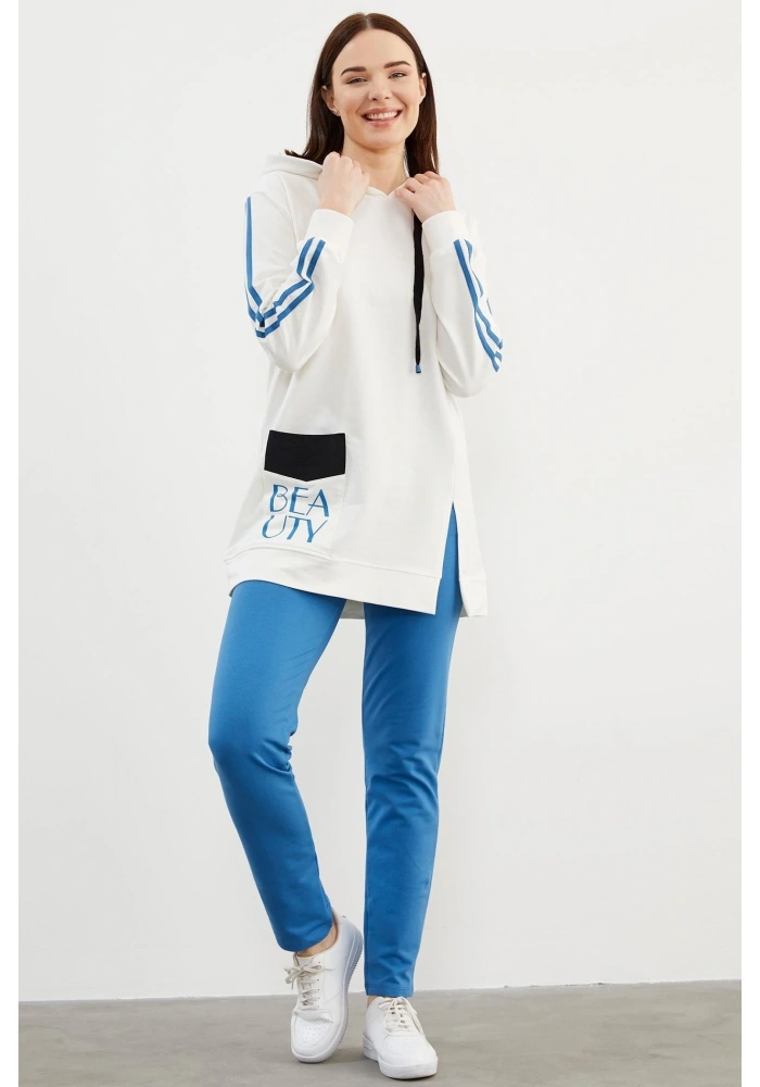 Sementa 76137 Kapüşonlu Oversize Eşofman Takım