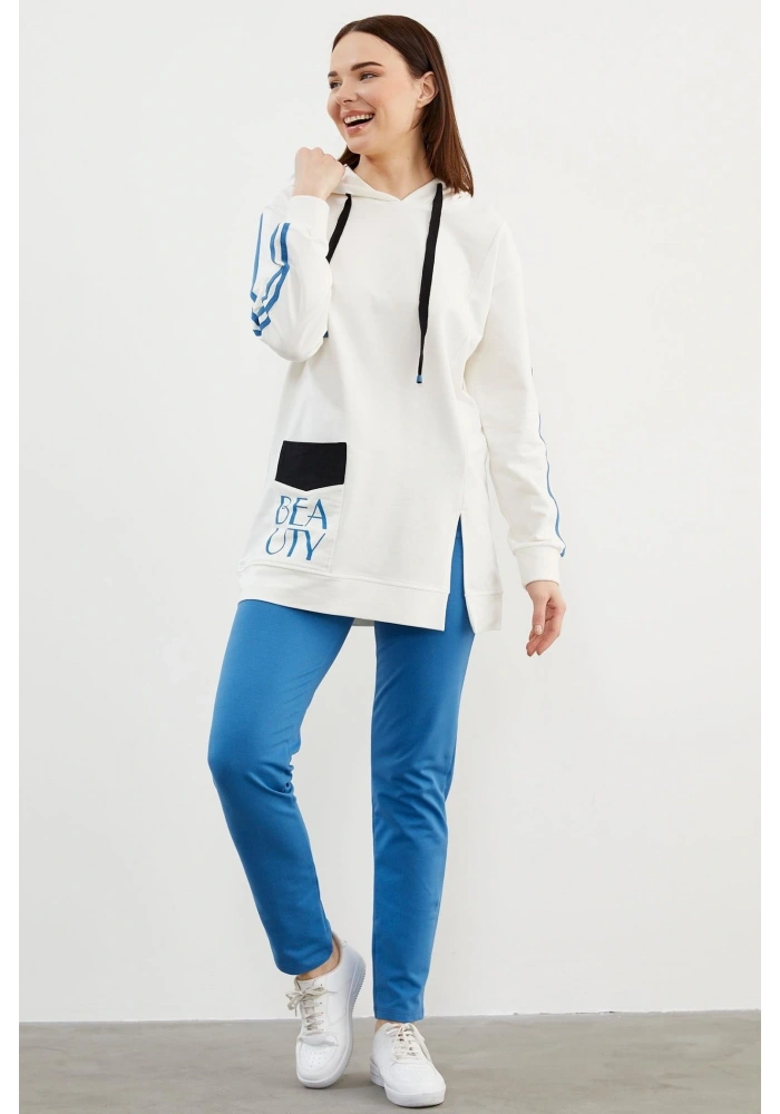 Sementa 76137 Kapüşonlu Oversize Eşofman Takım