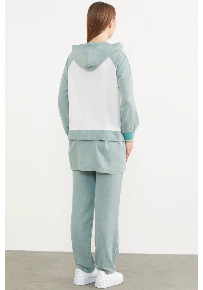 Sementa 76318 Fermuarlı Tunik Krep Takım