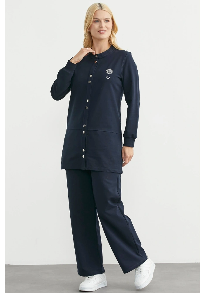 Sementa 76510 Çıtçıtlı Tunik Boy Eşofman Takım