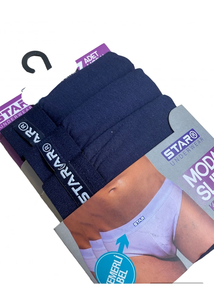Star 109 Erkek 3lü Modal Slip