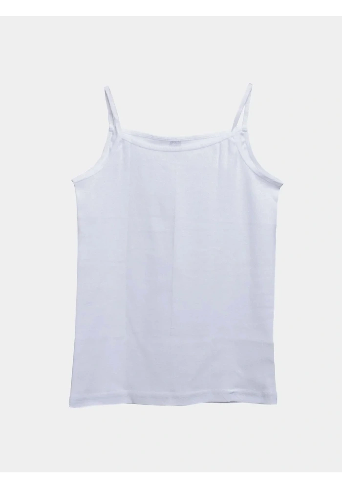 Star 610 Tekli Kız Çocuk İp Askılı Atlet