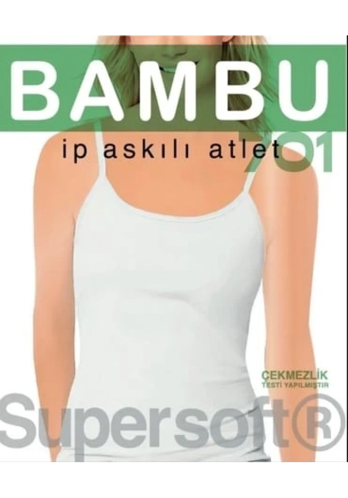 Star 701 Kadın  Bambu İp Askılı  Atlet