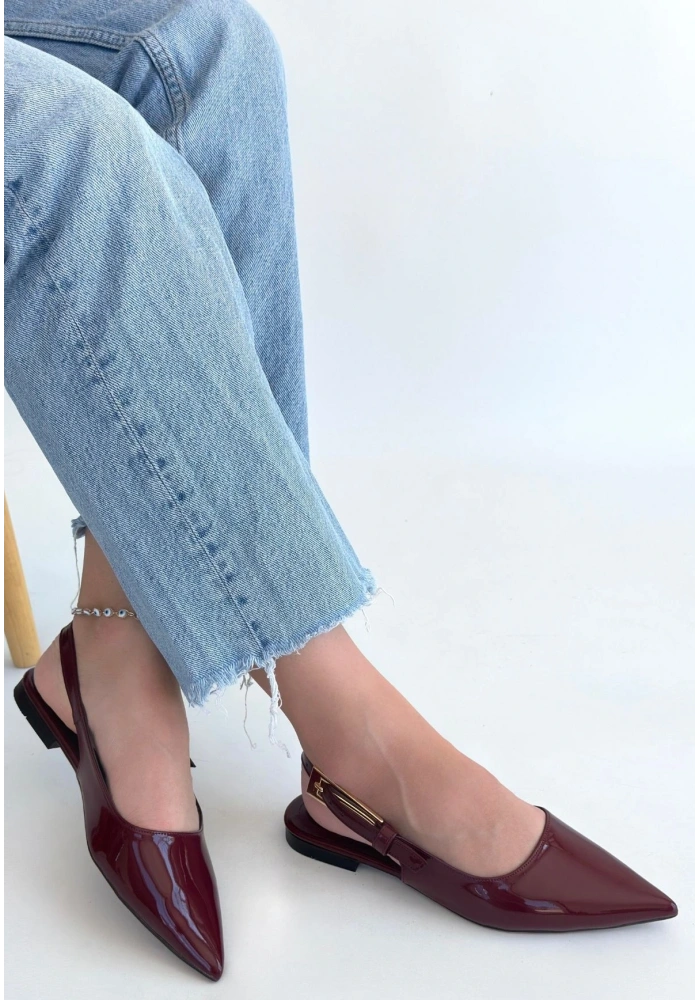 Ummar Bordo Rugan Babet Ayakkabı