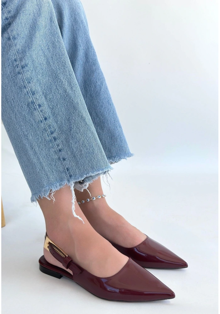 Ummar Bordo Rugan Babet Ayakkabı