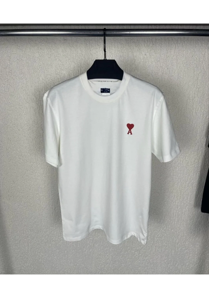 ERKEK Bisiklet Yaka Baskılı Oversize T-Shirt - Beyaz