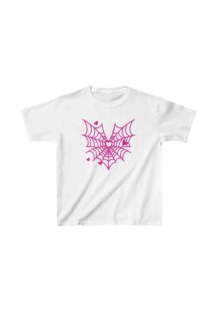 Unisex Çocuk Baskılı T-Shirt - Beyaz