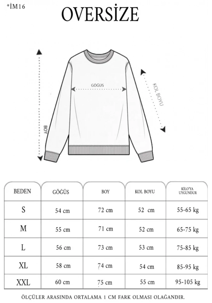 Unisex Üç İplik Parçalı Yakalı SweatShirt - Kırmızı