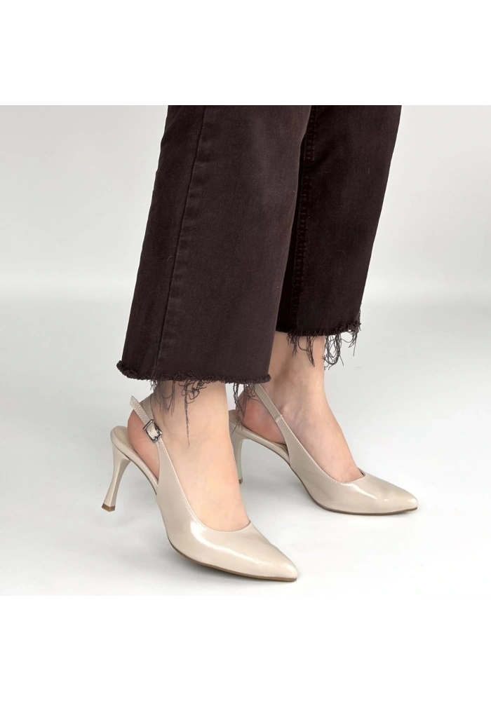 Uster Bej Rugan Topuklu Ayakkabı