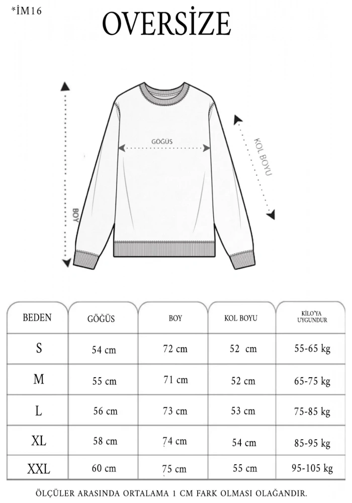 Yıldırım Baskılı Bisiklet Yaka SweatShirt - Siyah