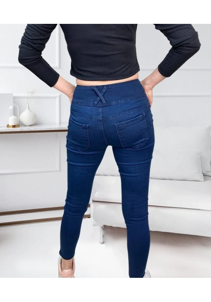 Yüksel Bel Likralı Kot Pantolon