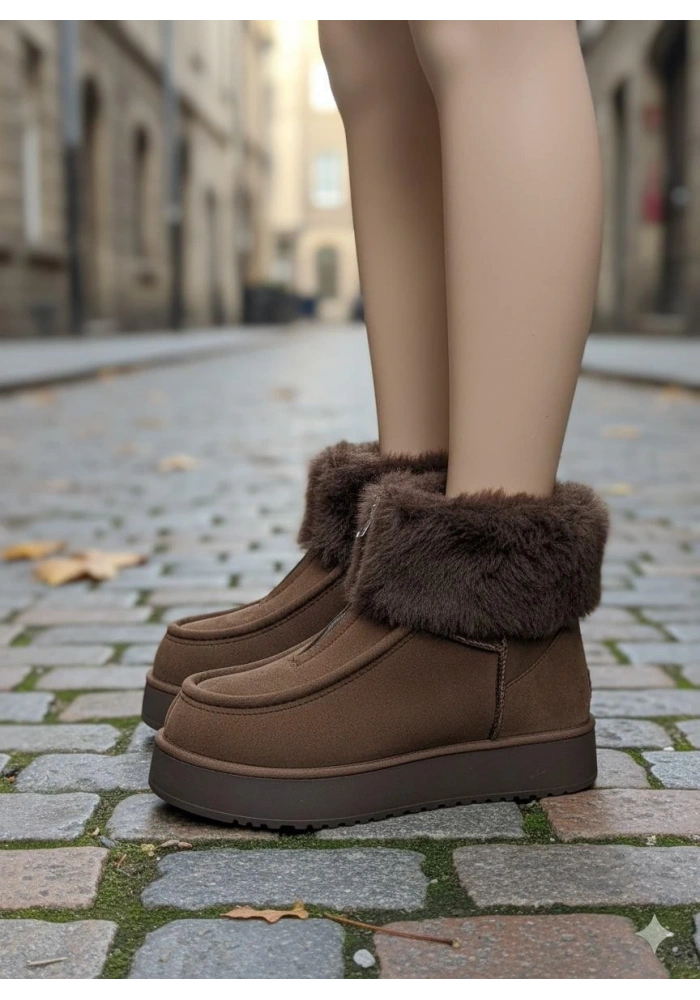 Zinya Kahverengi Süet Bot