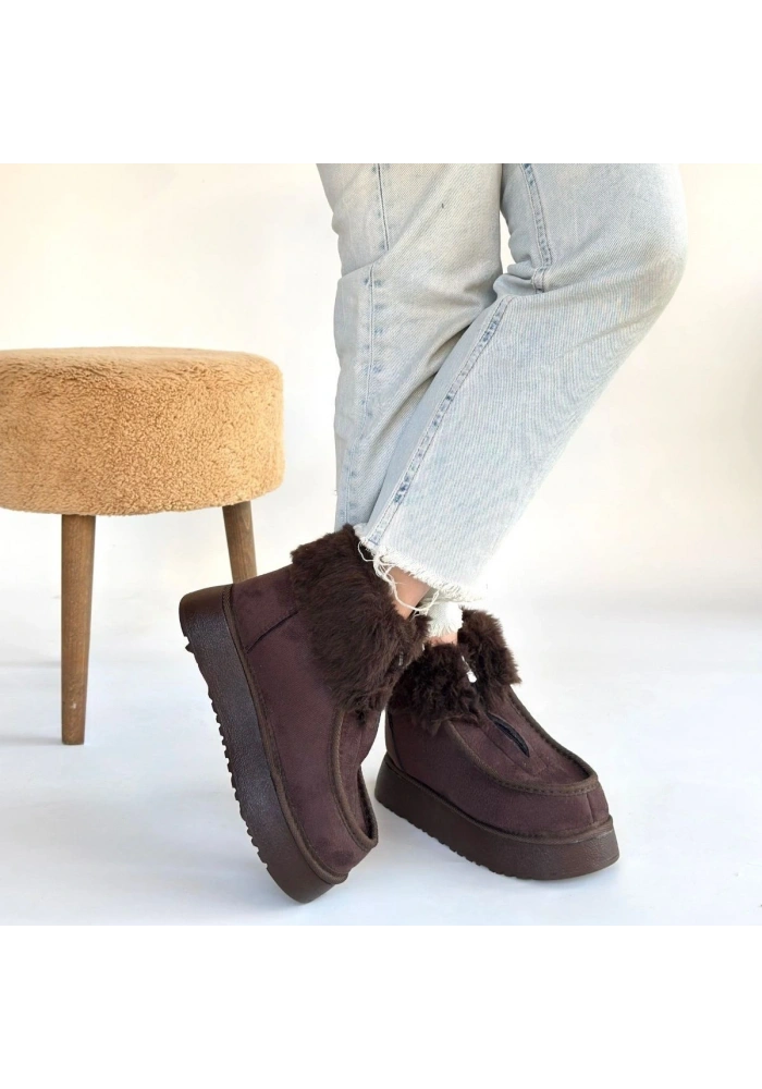 Zinya Kahverengi Süet Bot