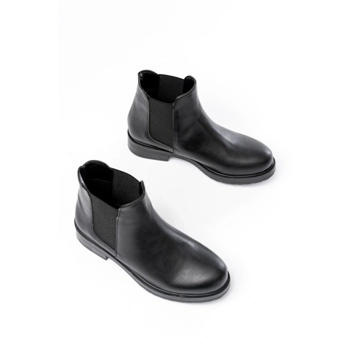 165-230 Siyah Lastikli Günlük Kadın Bot