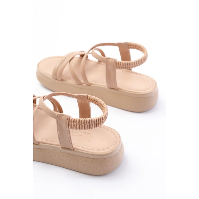 24413-841 Nut Dolgu Topuk Kadın Sandalet