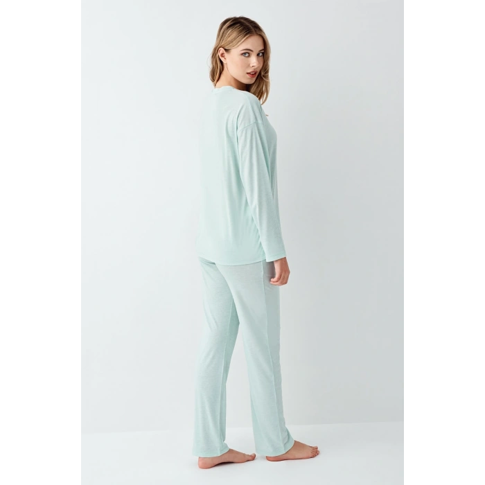 Arnetta 3407-S Kadın Uzun Kol Pijama Takım