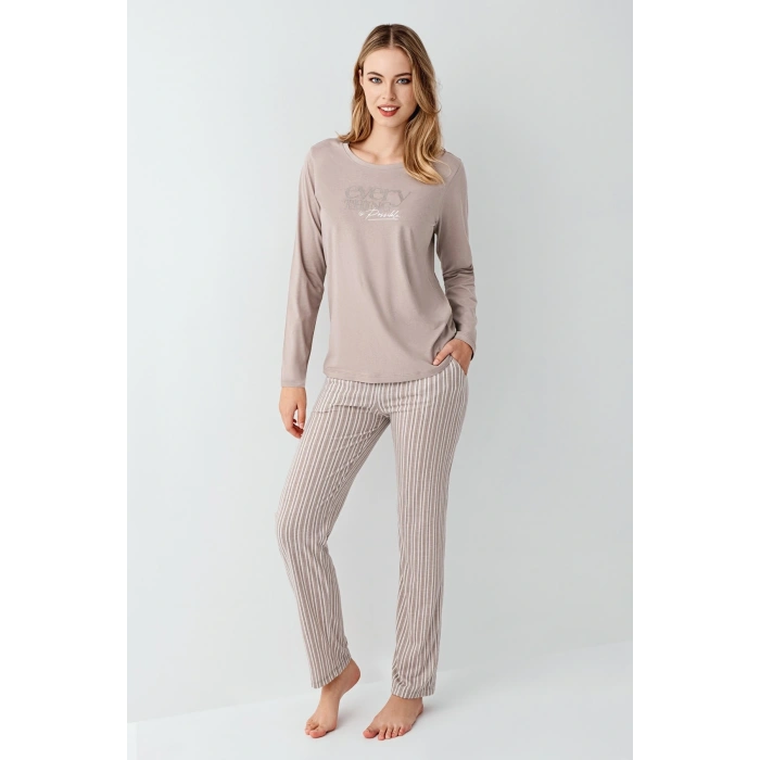 Arnetta 3424-S Kadın Uzun Kol Pijama Takım