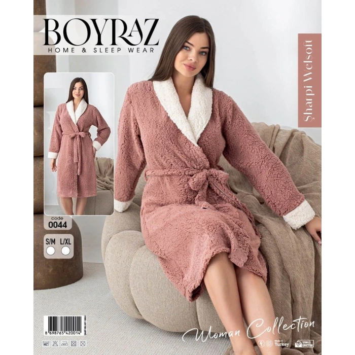 Boyraz 0044 Kadın Sharpi Welsolf Sabahlık