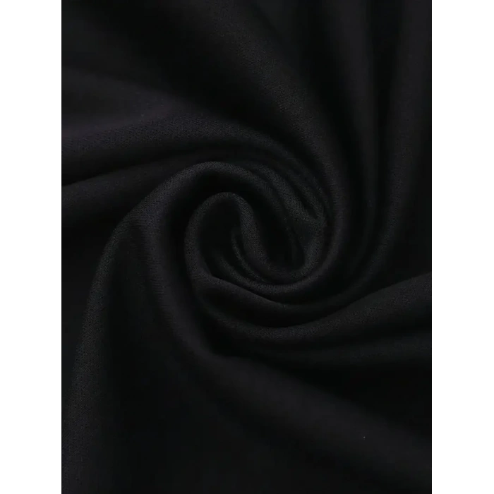 Brooklyn Harf Baskılı Düşük Omuzlu T-shirt, Rahat Kısa Kollu Bol T-shirt, Kadın Giyim - Siyah