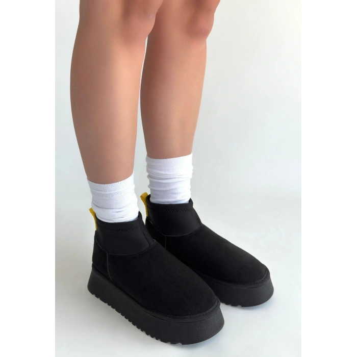 Cuen Siyah Süet Bot