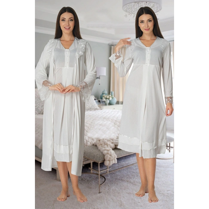 Effortt 2425  Sabahlıklı Lohusa Gecelik