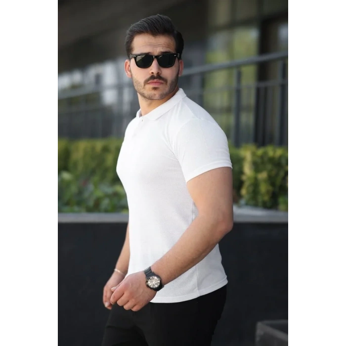 Erkek Kısa Kollu Yakalı Tişört