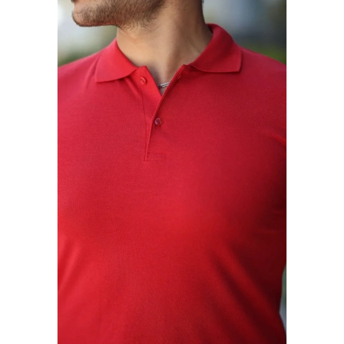 Erkek Kısa Kollu Yakalı Tişört