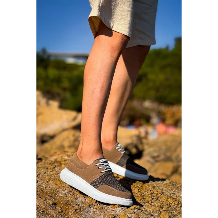 KB-042  Kuback  Bağcıklı Taba Günlük Erkek Ayakkabı