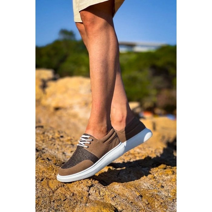 KB-042  Kuback  Bağcıklı Taba Günlük Erkek Ayakkabı