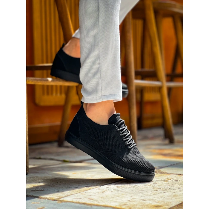 KB-101 Kuback Kömür Triko Bağcıklı Günlük Erkek Ayakkabı