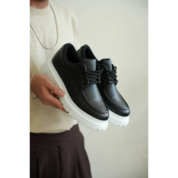 KB-X6 Kuback Siyah Cilt Günlük Erkek Ayakkabı