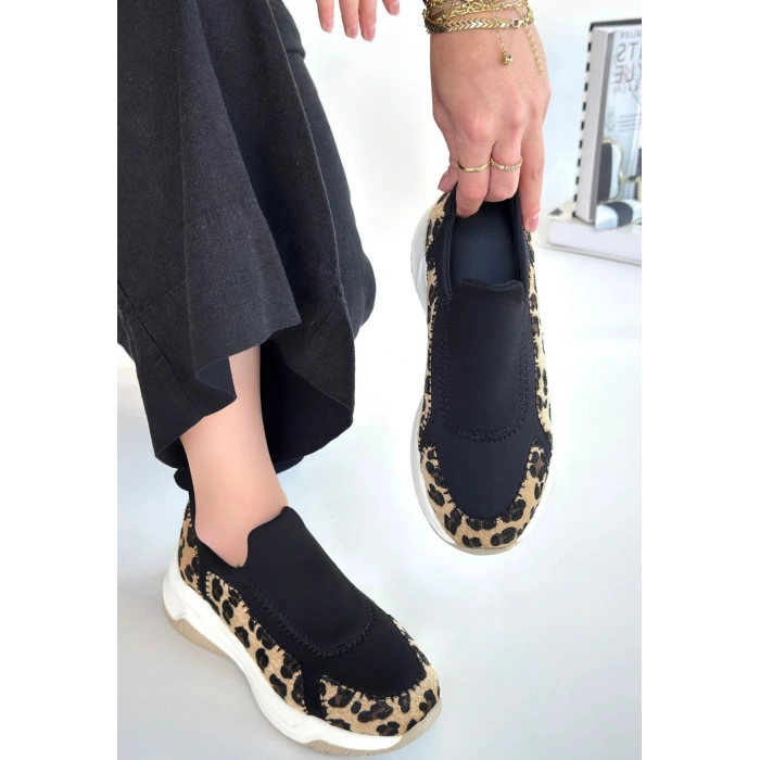 Kendy Leopar Süet Spor Ayakkabı