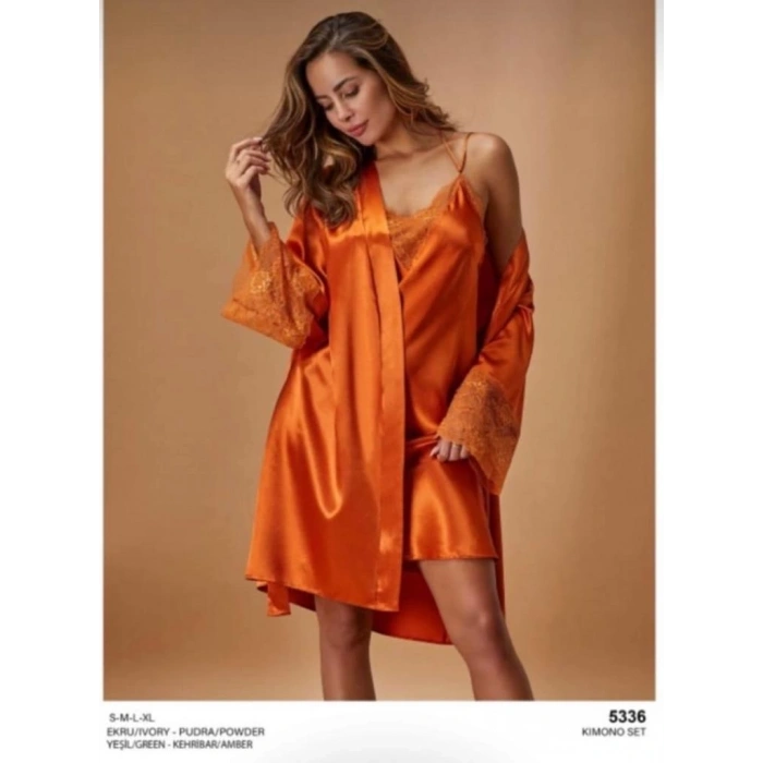 Nurteks 5336 Bayan Sabahlık Ve Gecelik Takım