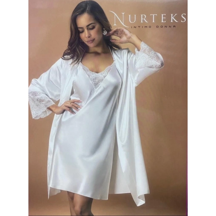 Nurteks 5336 Bayan Sabahlık Ve Gecelik Takım