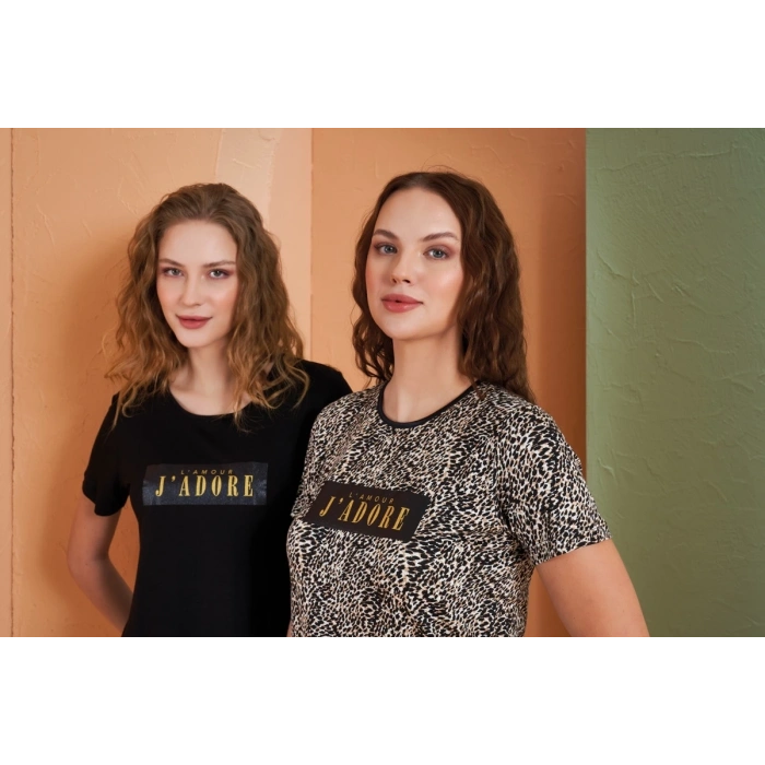 PJS 27036 Kadın Kısa Kol Pijama Takımı