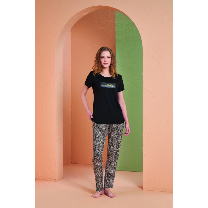 PJS 27036 Kadın Kısa Kol Pijama Takımı