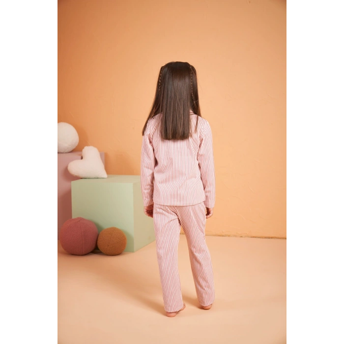 Pjs 28002 Çocuk Düğmeli Pijama Takım