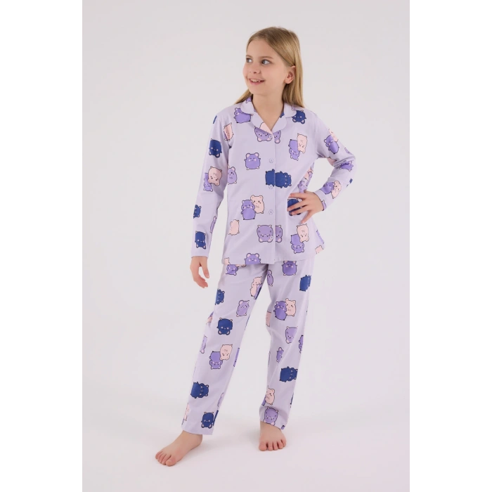 RolyPoly 3706-G Kız Çocuk  Pijama Takımı
