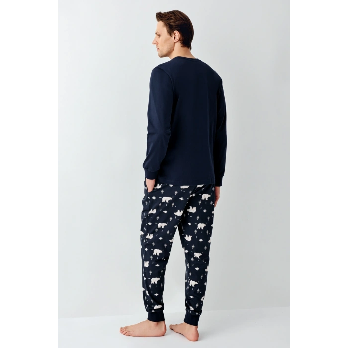 RolyPoly 3718-S Erkek Uzun Kol Pijama Takım