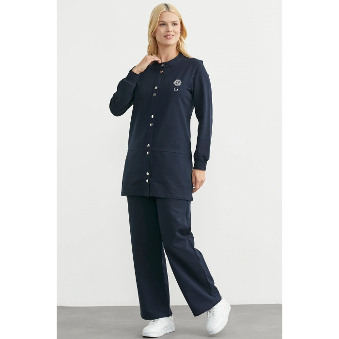 Sementa 76510 Çıtçıtlı Tunik Boy Eşofman Takım