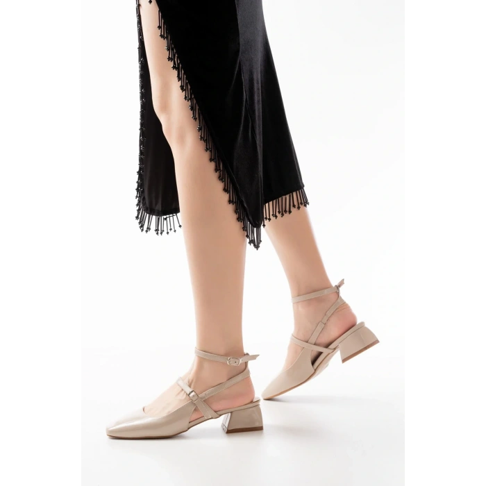 ST-003 Ten Rugan Günlük 4 cm Topuklu Bayan Ayakkabı