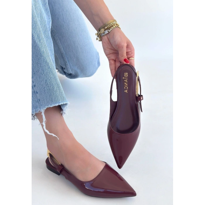 Ummar Bordo Rugan Babet Ayakkabı