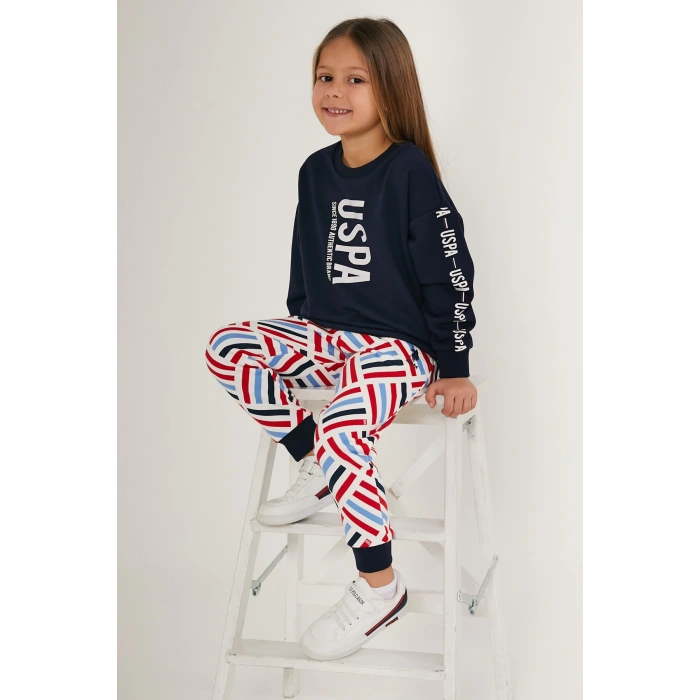 US Polo 1644-4 Kız Çocuk Eşofman Takımı