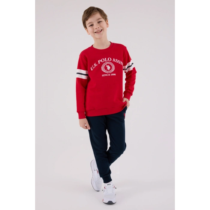 U.S. Polo Assn Kids 2201-G Erkek Çocuk Eşofman Takımı