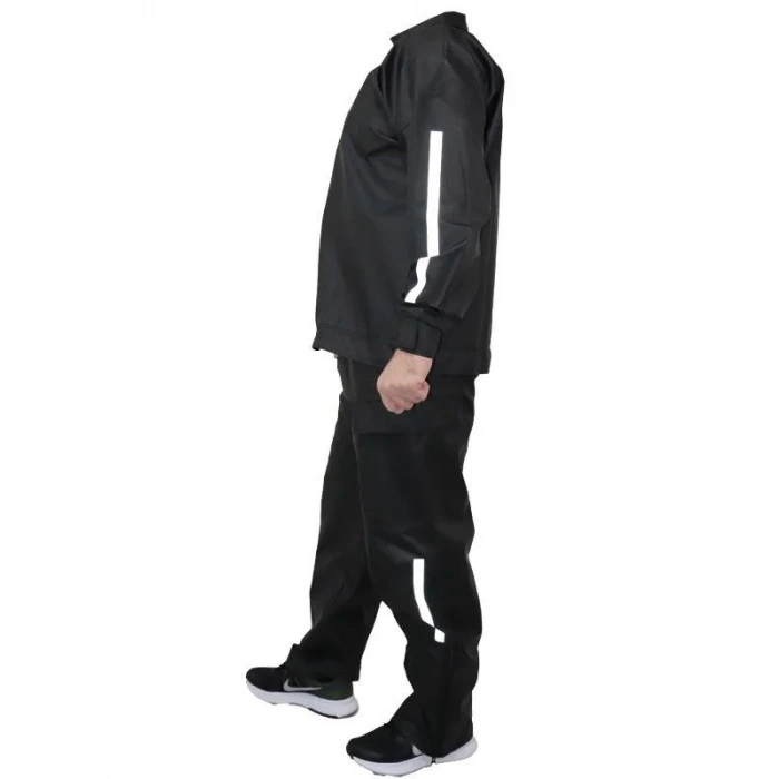 Yağmurluk Takım (Bahçıvan Tipi Askılı Pantolon ve Mont) - Siyah