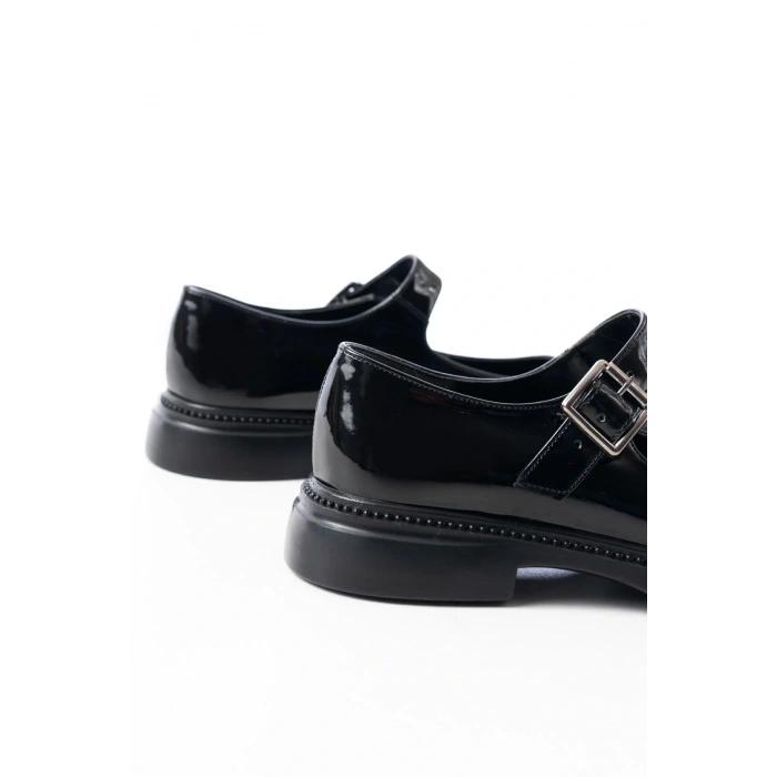 YSN-4444 Siyah Rugan Günlük Bayan Ayakkabı